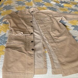 Lee Beige Corduroy Utility Jacket for Women size M . Runs generously